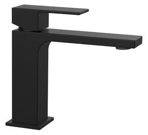 Sapho - Slavina za umivaonik CUBEMIX 15,3 cm mat crna