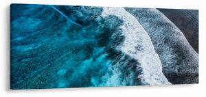 Slika - Valovi na moru (120x50 cm)