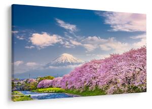 Slika - Japanski proljetni krajolik (90x60 cm)