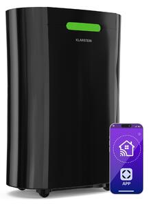 Klarstein AeroDry Smart 12 odvlaživač zraka, 12 L/dan, 25-30 m², senzor vlage, kontrola pomoću aplikacije, 135 m³/h
