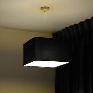 Viseća lampa Kwadro, tamnoplava, 40 x 40 cm, tkanina od velura