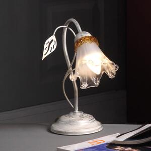 Lancia stolna lampa, slonovača, 1-svjetlo, željezo, staklo