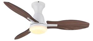 Globo 03671W - LED Pri. stropni ventilator GALE LED/22W/230V 3000/4500/6000K +DO