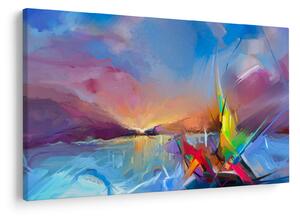 Slika - Zalazak sunca (90x60 cm)