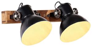 VidaXL Industrijska zidna svjetiljka crna 45 x 25 cm E27