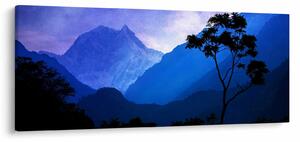 Slika - Noćno nebo u Nepalu (120x50 cm)