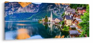 Slika - Alpsko selo (120x50 cm)