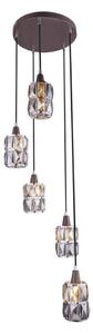 Globo 15761-5 - Kristalni luster na sajli WOLLI 5xE14/40W/230V