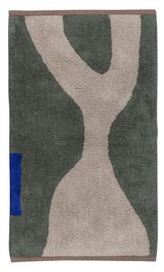 Tamno zeleni periv pamučan tepih 50x80 cm Figura – Mette Ditmer Denmark