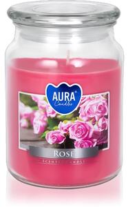 BISPOL Premium Line Rose mirisna svijeća 500 g