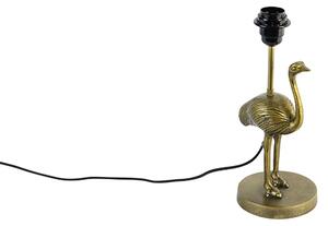 Vintage stolna svjetiljka od mesinga bez sjenila - Životinja Noj