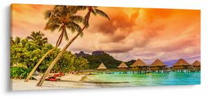 Slika - Otok Bora Bora (120x50 cm)