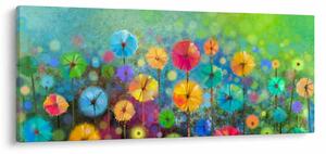 Slika - Apstraktno cvijeće (120x50 cm)
