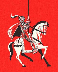 Ilustracija Knight Riding a Horse, CSA Images