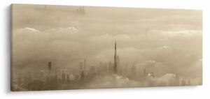 Slika - Grad u oblacima (120x50 cm)