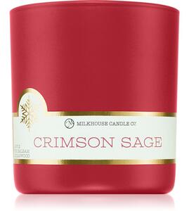 Milkhouse Candle Co. LE Winter Crimson Sage mirisna svijeća 226 g