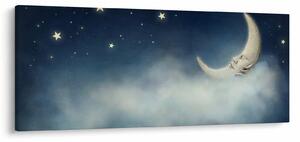 Slika - Mjesec sa zvijezdama (120x50 cm)