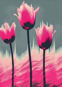 Ilustracija The Tulips, Andreas Magnusson, (30 x 40 cm)