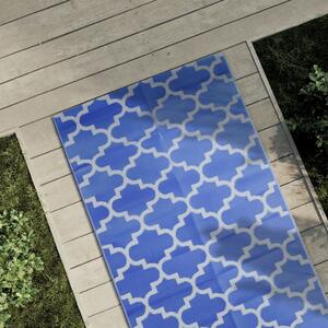 VidaXL Vanjski tepih plavi 80 x 250 cm PP