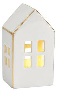 Bijela LED porculanska kuća SHINY HOUSE