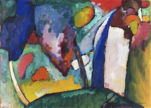 Reprodukcija The Waterfall (1909), Wassily Kandinsky