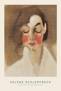 Reprodukcija The Girl with the Rosy cheeks - Helene Schjerfbeck