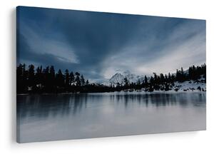 Slika - Na zaleđenom jezeru (90x60 cm)