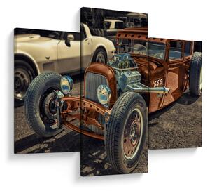 Slika smeđeg automobila (90x60 cm)