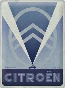Metalni znak Citroen 2CV Logo, (30 x 40 cm)