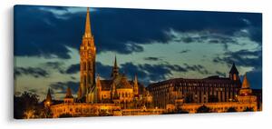 Slika osvijetljene građevine (120x50 cm)