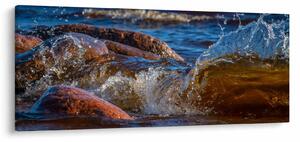 Detaljna slika - voda između kamenja (120x50 cm)