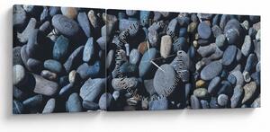 Slika žala na plaži (sa satom) (90x30 cm)