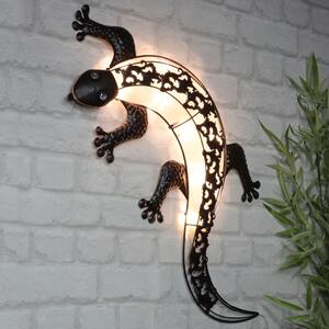 HI LED solarna vrtna zidna svjetiljka Gecko