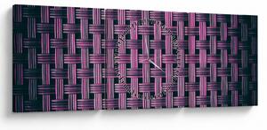Slika ljubičaste teksture (sa satom) (90x30 cm)
