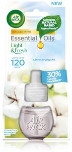 Air Wick Light & Fresh Cotton & Crisp Air punjenje za aroma difuzer 19 ml