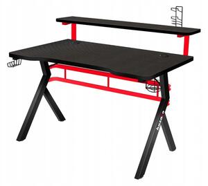 Ultra moderni crno-crveni stol za zahtjevne igrače
