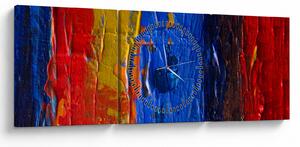 Slika slikarskih boja (sa satom) (90x30 cm)
