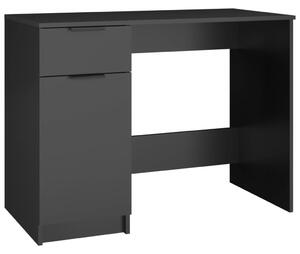 VidaXL Radni stol crni 100 x 50 x 75 cm od konstruiranog drva