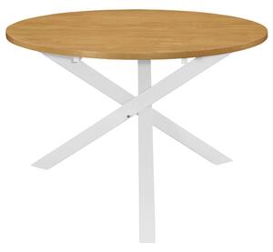 VidaXL Blagovaonski stol bijeli 120 x 75 cm MDF