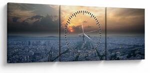 Slika - Pariz odozgo (sa satom) (90x30 cm)