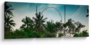 Slika - palme (sa satom) (90x30 cm)