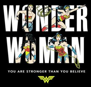Umjetnički plakat Wonder Woman - You are strong, (40 x 26.7 cm)