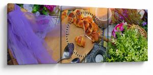 Slikanje - ljetni piknik (sa satom) (90x30 cm)