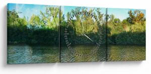 Slika - jezero (sa satom) (90x30 cm)