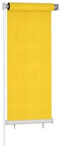 VidaXL Vanjska roleta za zamračivanje 60 x 140 cm žuta HDPE