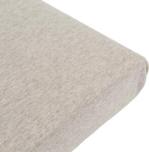 Donja plahta Jersey Melange - Svijetlo bež - 160x200 cm