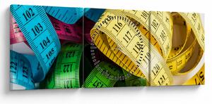 Slika obojenih metara (sa satom) (90x30 cm)