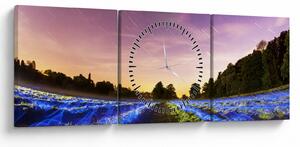 Slika polja u boji (sa satom) (90x30 cm)
