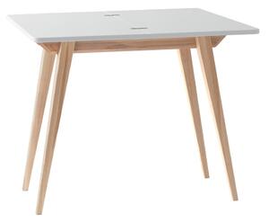 Konzolni stol prirodne boje s bijelom pločom 45x90 cm Envelope - Ragaba