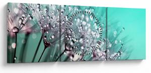 Slika - rosna biljka (sa satom) (90x30 cm)